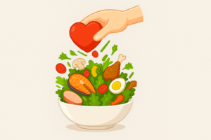 Healthy meal bowl